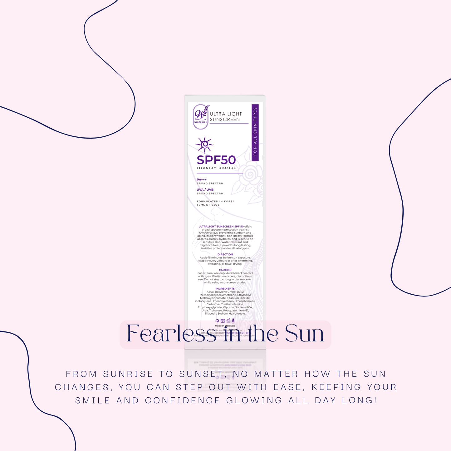 WISTARICH ULTRA LIGHT SUNSCREEN - SPF50